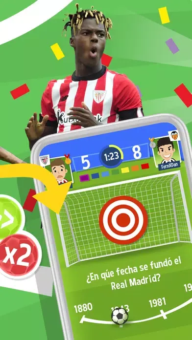 Capturas de tela do TRIVIA LaLiga fútbol