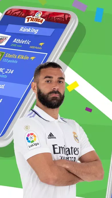 Capturas de tela do TRIVIA LaLiga fútbol