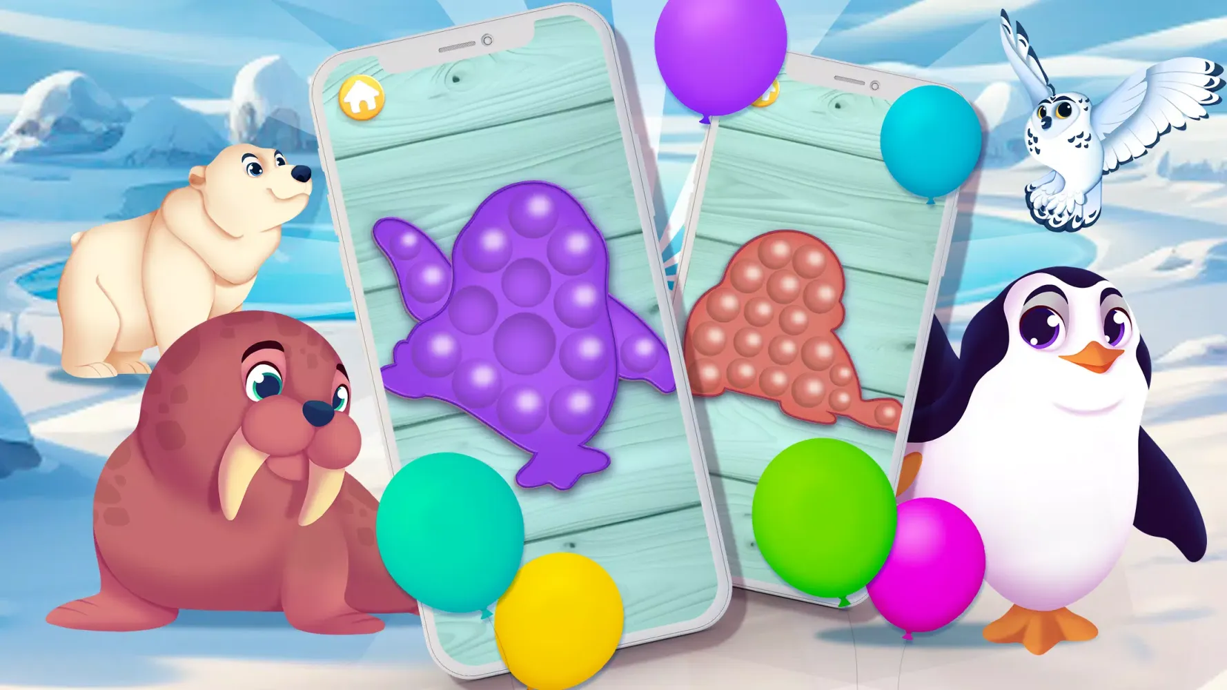 Baby Pop It - Animals应用截图