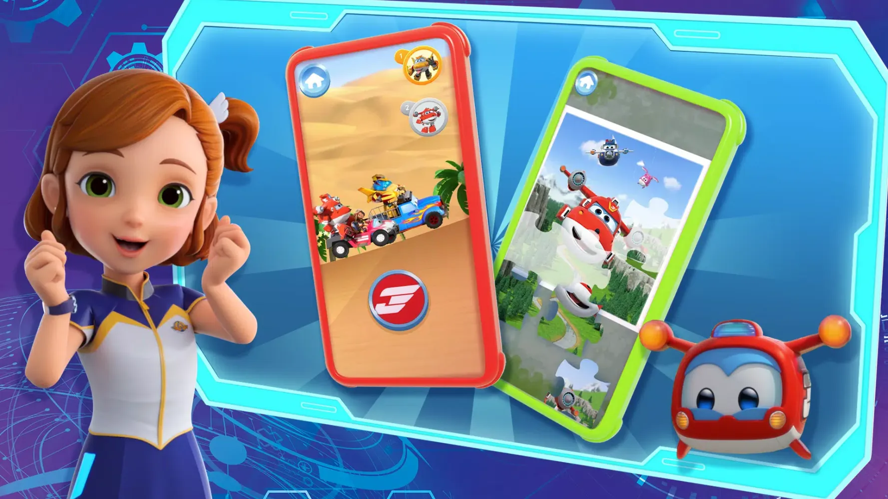 Captures d'écran de Super Wings - Baby Games