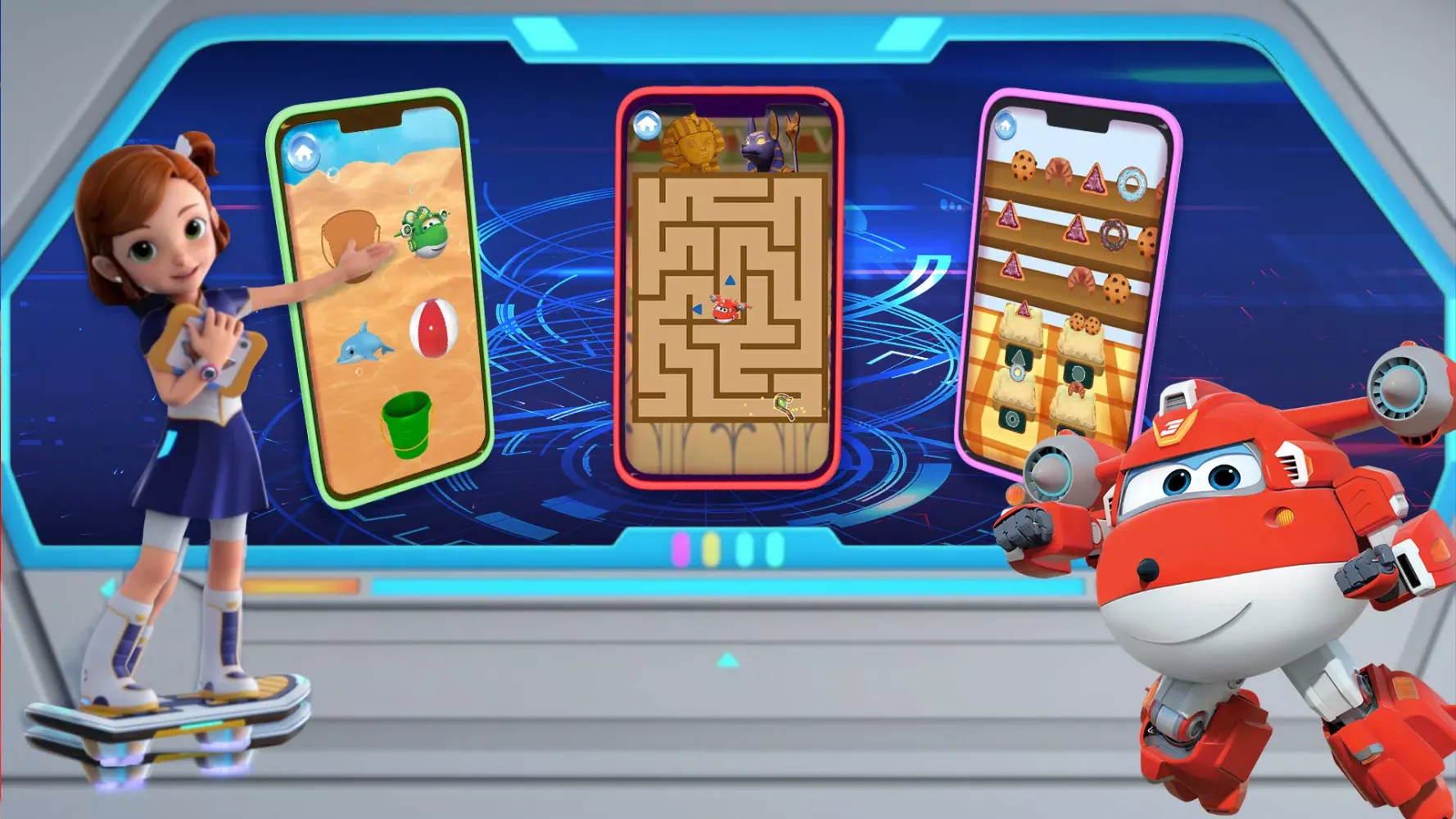 Captures d'écran de Super Wings - Baby Games