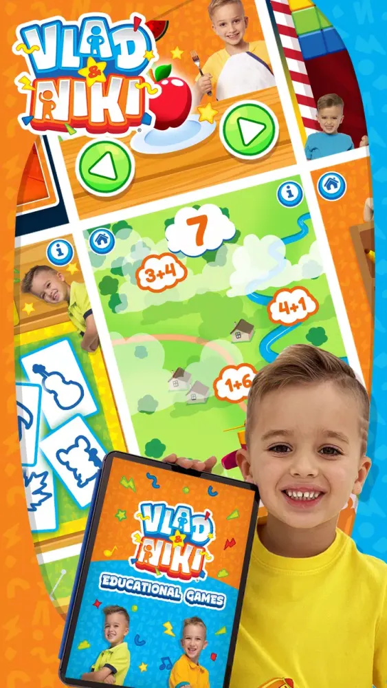 Vlad and Niki Educational Game Screenshots