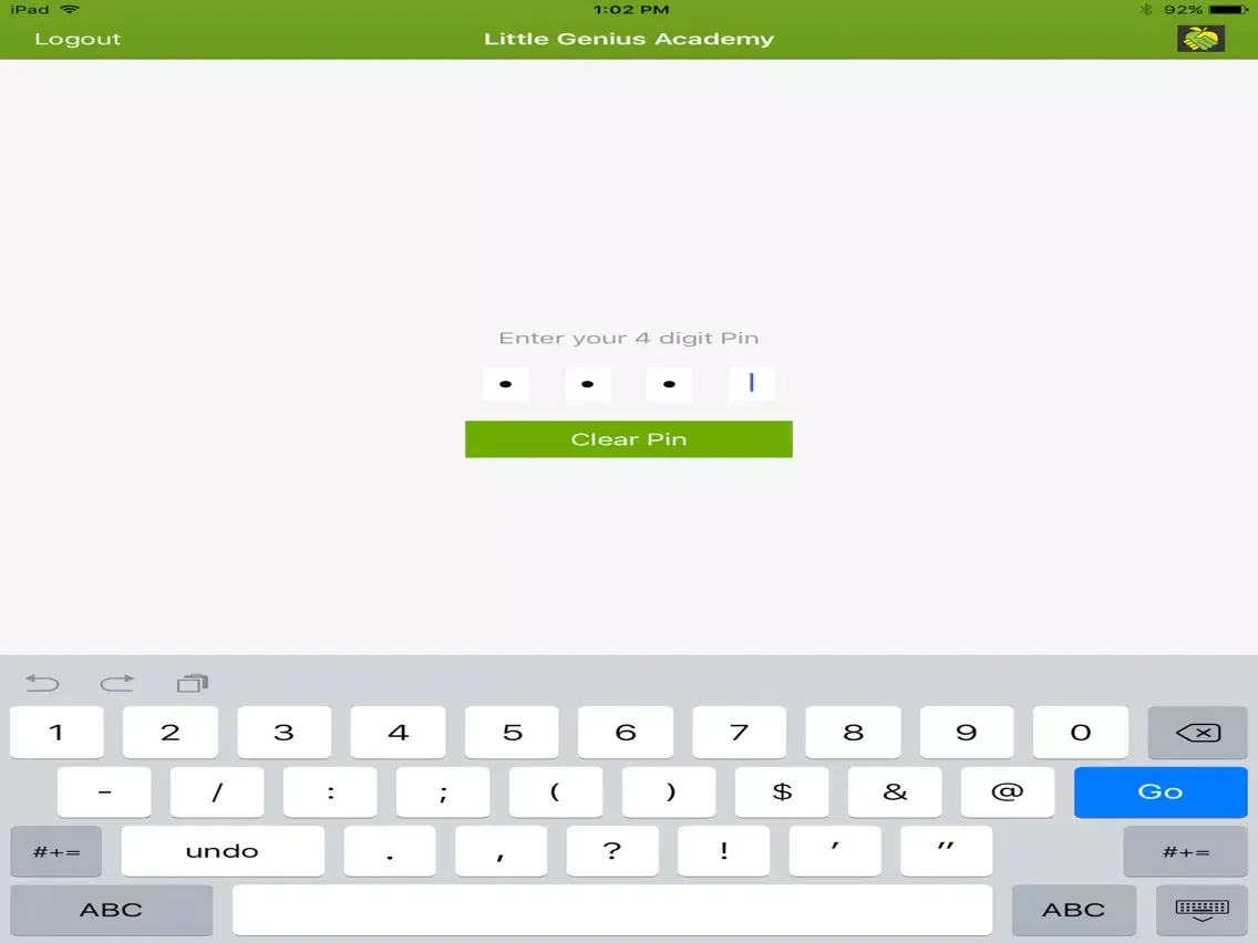 EduKids Login iPad 應用截圖
