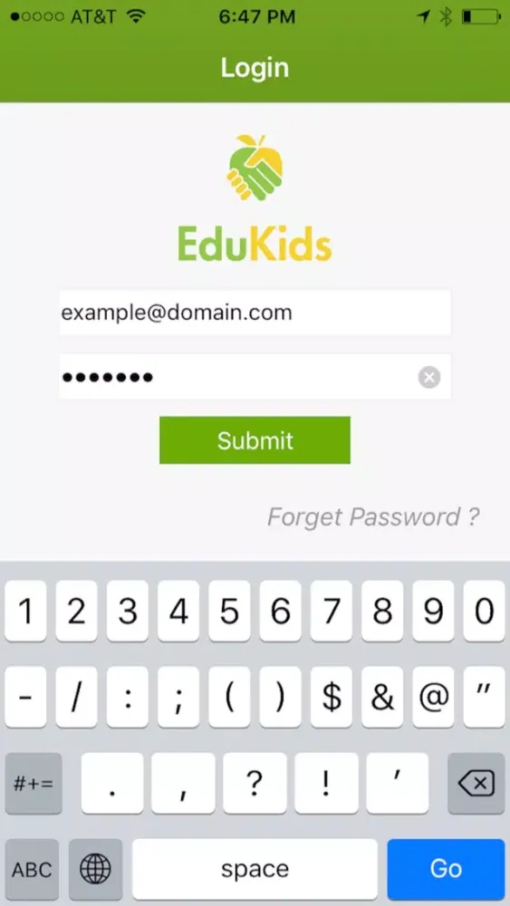 EduKids Login應用截圖