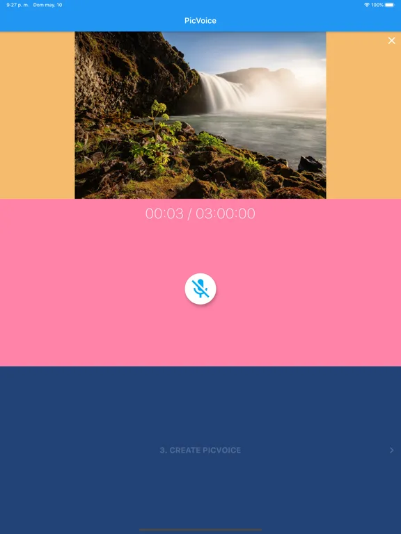 Capturas de pantalla de PicVoice: Pictures with voice! iPad 