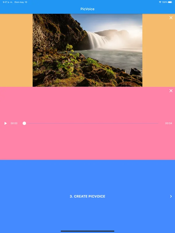 Capturas de pantalla de PicVoice: Pictures with voice! iPad 