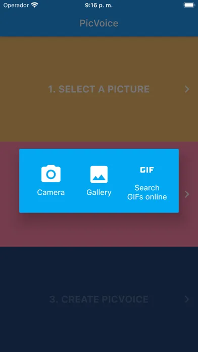 Capturas de pantalla de PicVoice: Pictures with voice!
