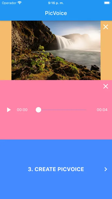 Capturas de pantalla de PicVoice: Pictures with voice!