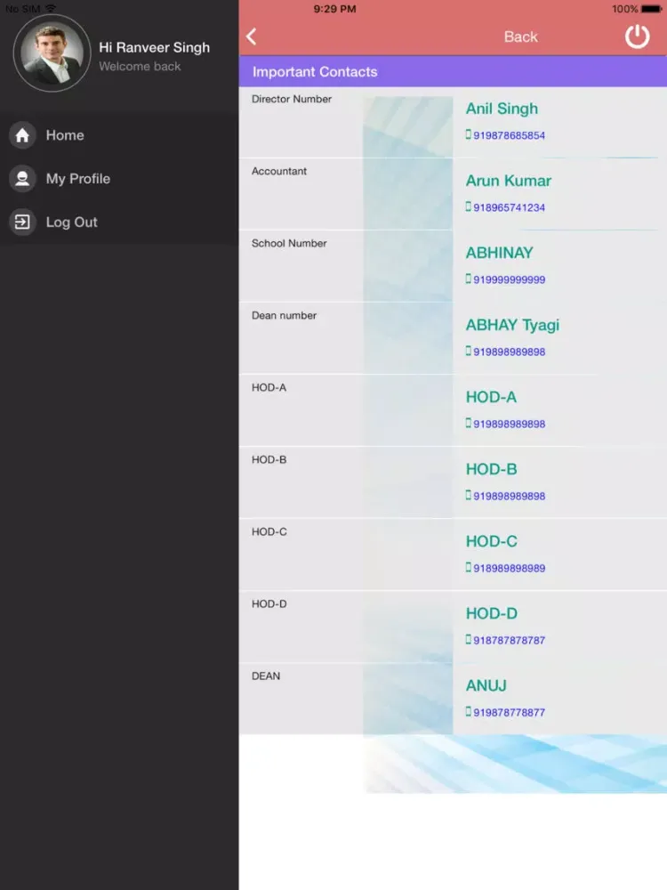 Edulip iPad 应用截图