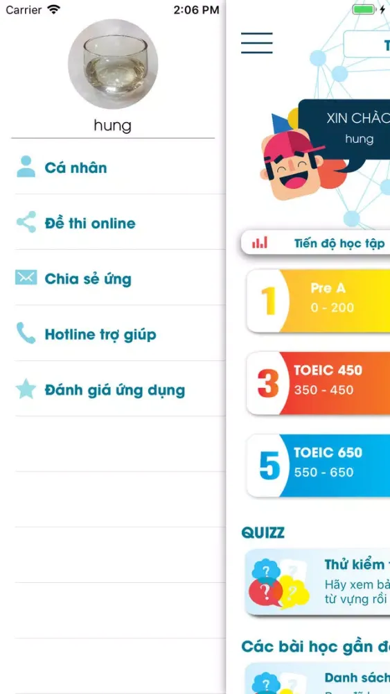 Capturas de pantalla de Elogy- Học Tiếng Anh online