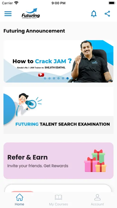 تصاویر Futuring Learning App