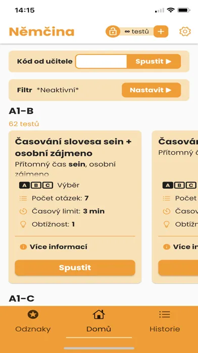 Němčina Edunino Ekran Görüntüleri
