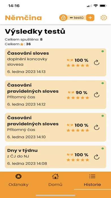 Němčina Edunino Ekran Görüntüleri