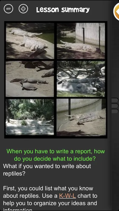 Capturas de pantalla de iTooch 4th Grade