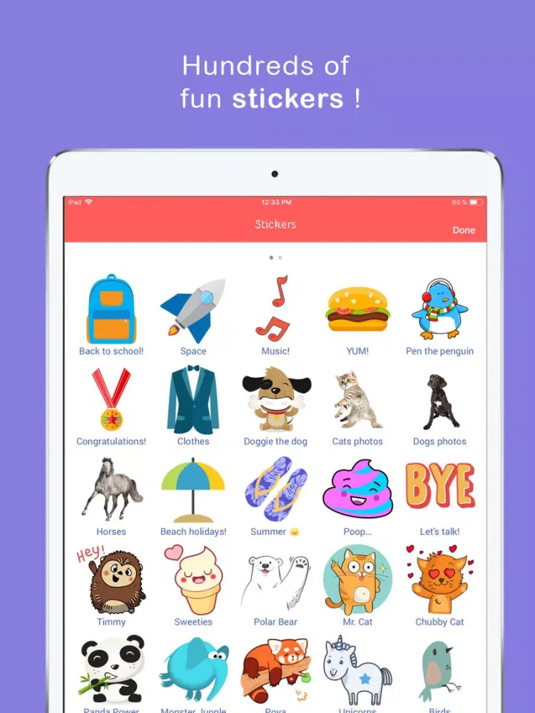 ภาพหน้าจอของ Monster Messenger iPad 