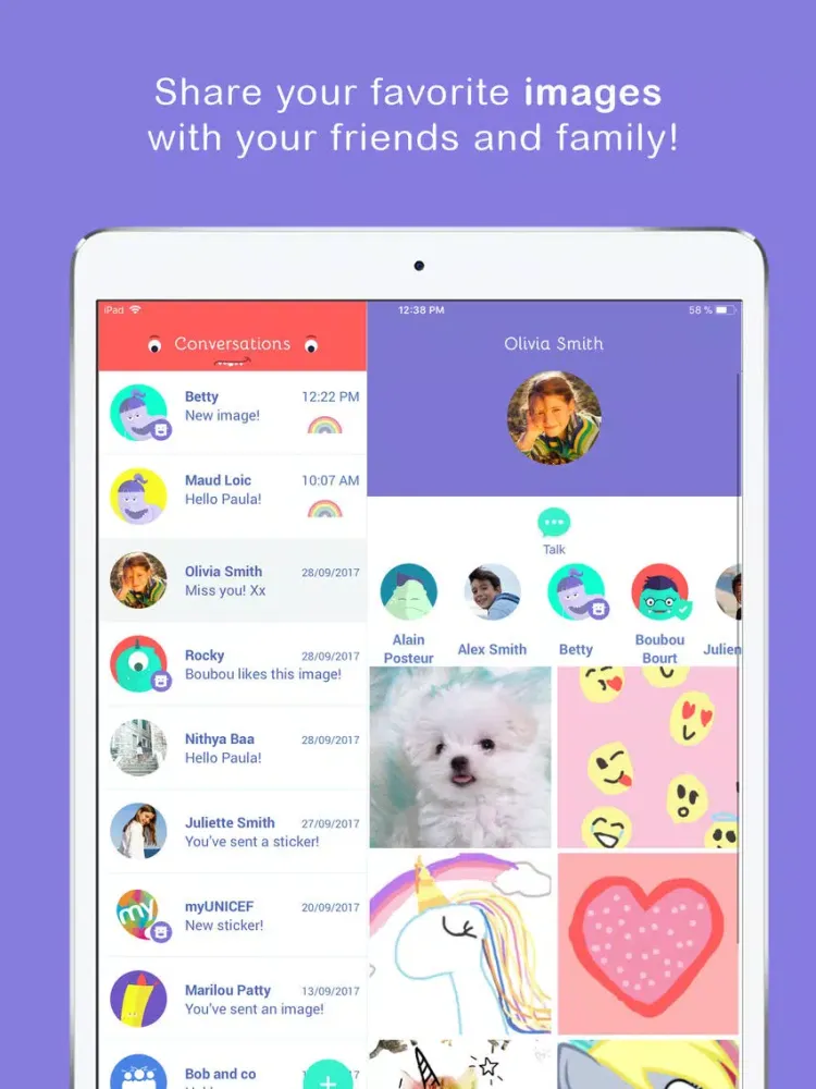 ภาพหน้าจอของ Monster Messenger iPad 