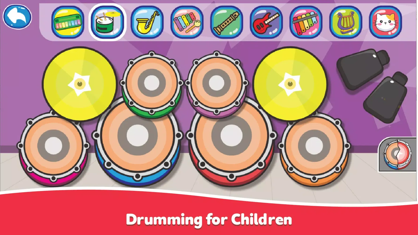 Ảnh chụp màn hình của Baby Piano