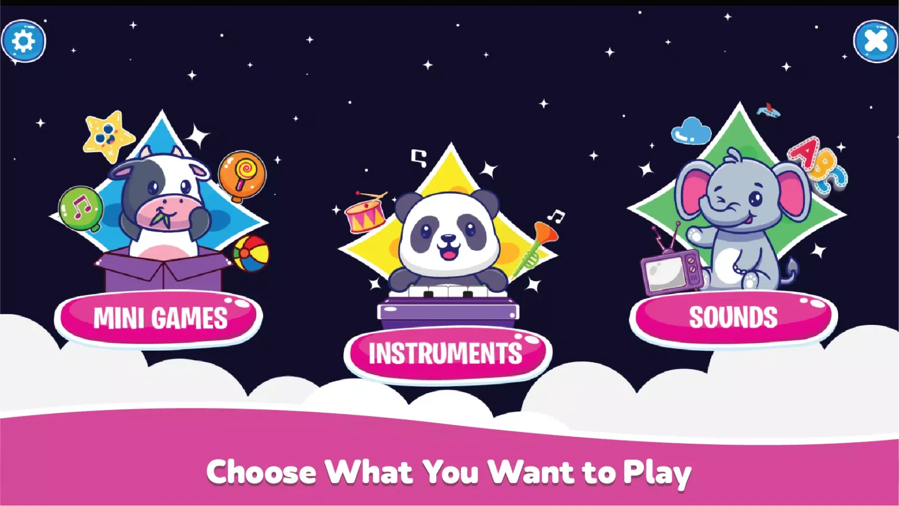 Ảnh chụp màn hình của Baby Piano