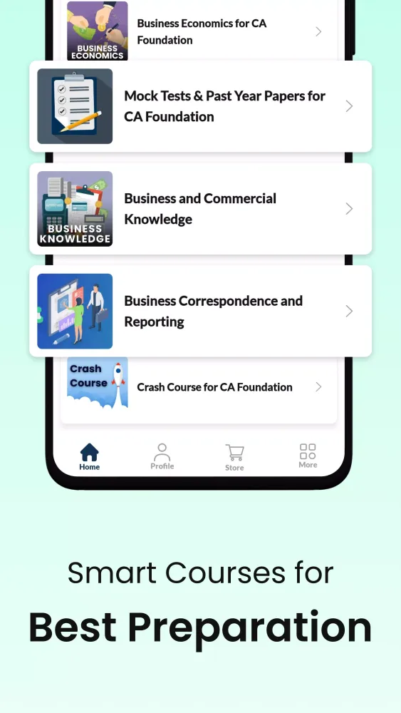 CA Foundation ICAI Preparation Screenshots