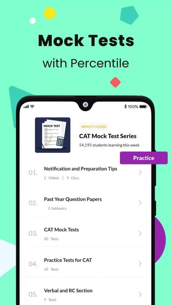 CAT MBA Exam Preparation 2025 Screenshots