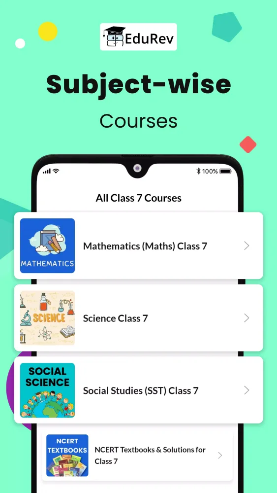 Class 7 CBSE NCERT & Maths App 스크린샷