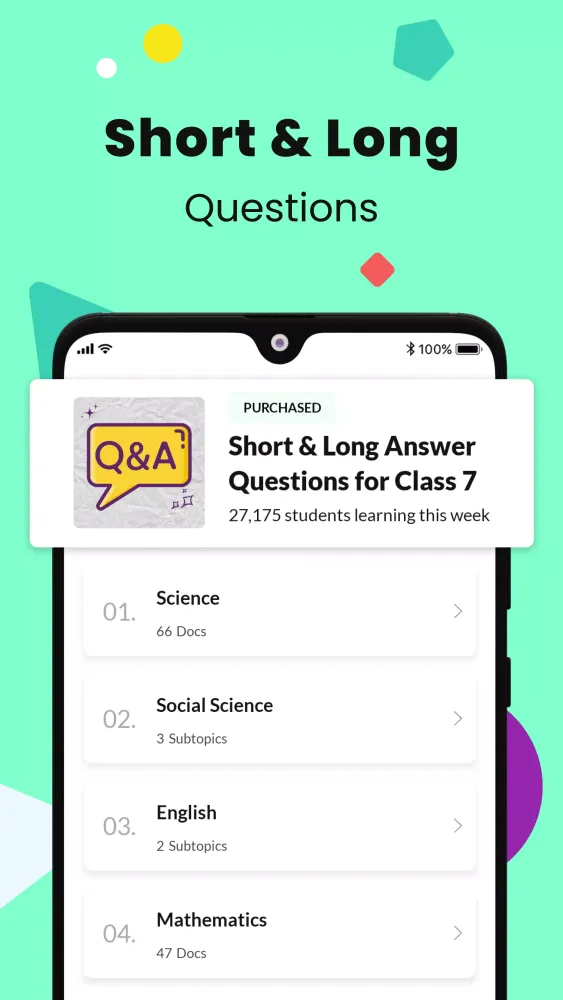 Class 7 CBSE NCERT & Maths App 스크린샷