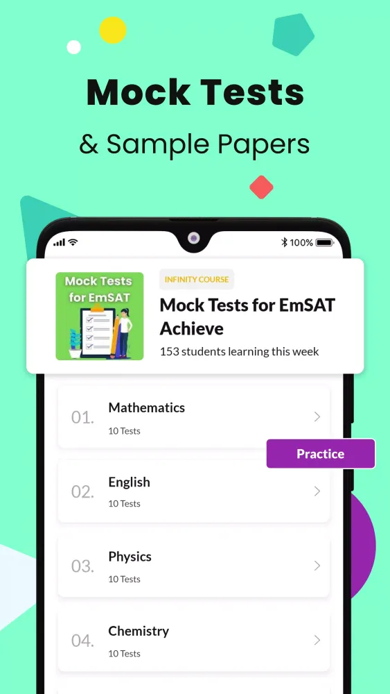 Скриншоты EmSAT Achieve Prep & Practice