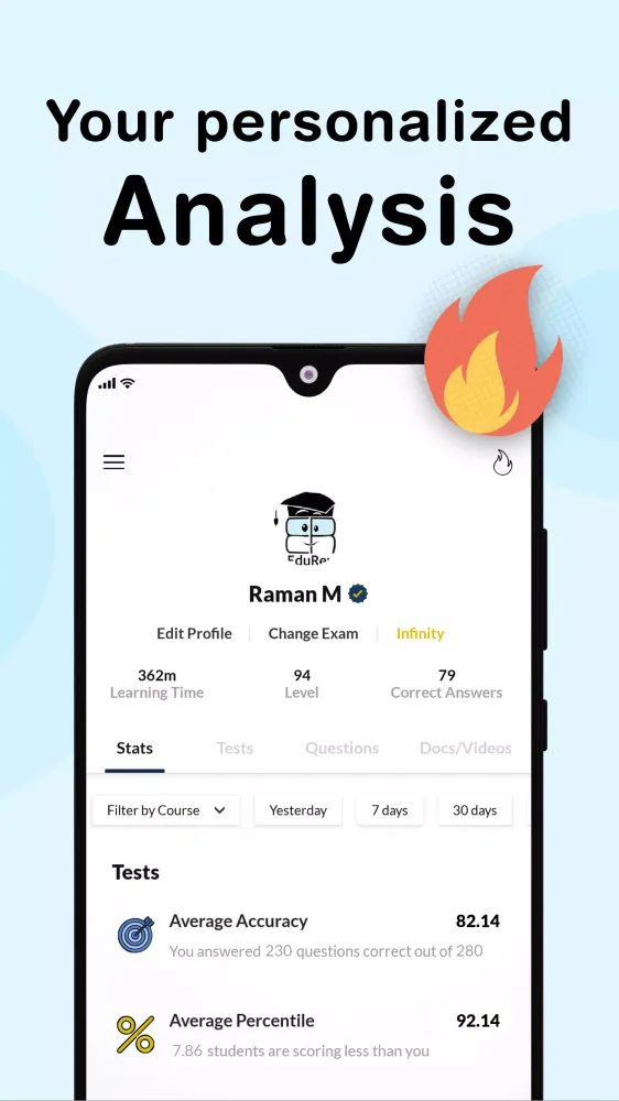 GRE Prep App Flashcards, Vocab Screenshots