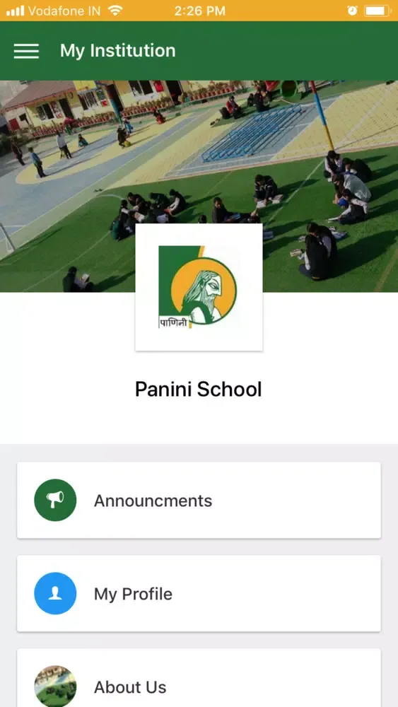 Ảnh chụp màn hình của Panini School, Khahare