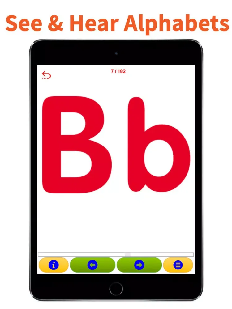 Captures d'écran de Learn ABC, Alphabets Learning & Tracing Kids App iPad 