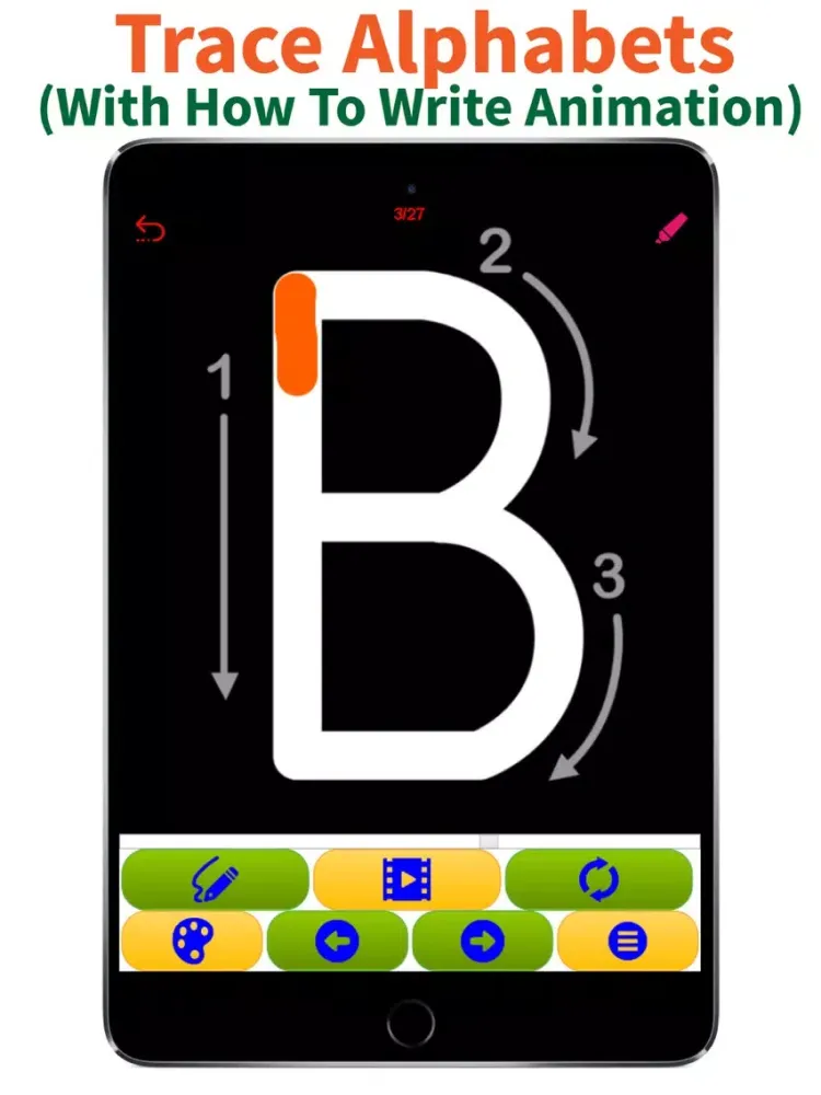 Captures d'écran de Learn ABC, Alphabets Learning & Tracing Kids App iPad 