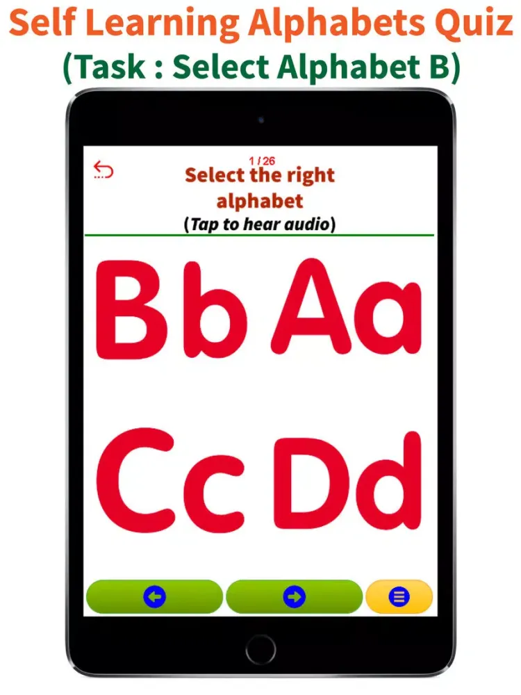 Captures d'écran de Learn ABC, Alphabets Learning & Tracing Kids App iPad 