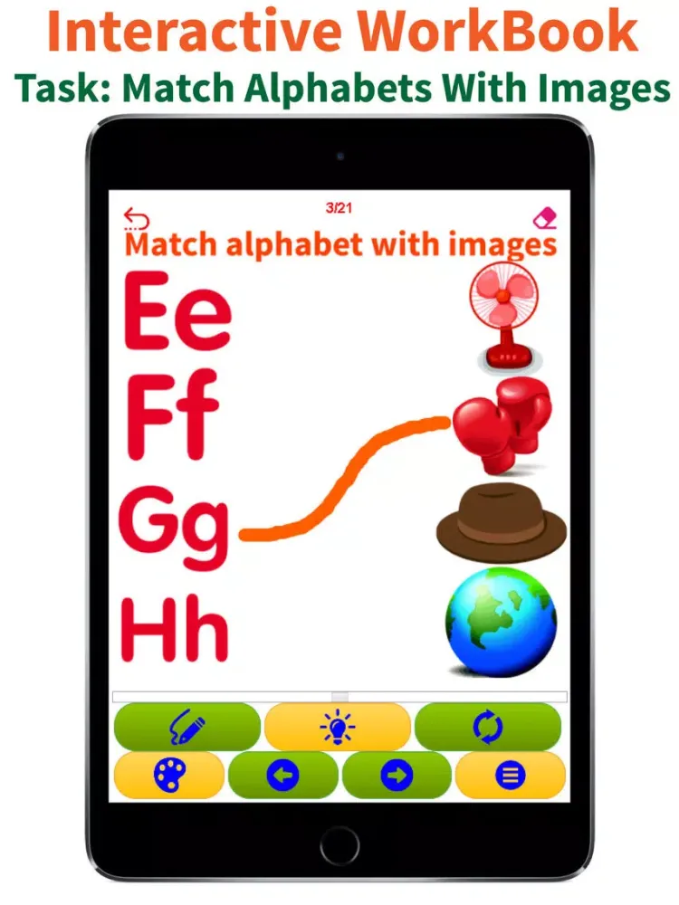 Captures d'écran de Learn ABC, Alphabets Learning & Tracing Kids App iPad 