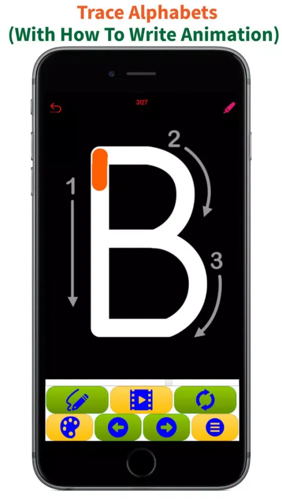 Captures d'écran de Learn ABC, Alphabets Learning & Tracing Kids App