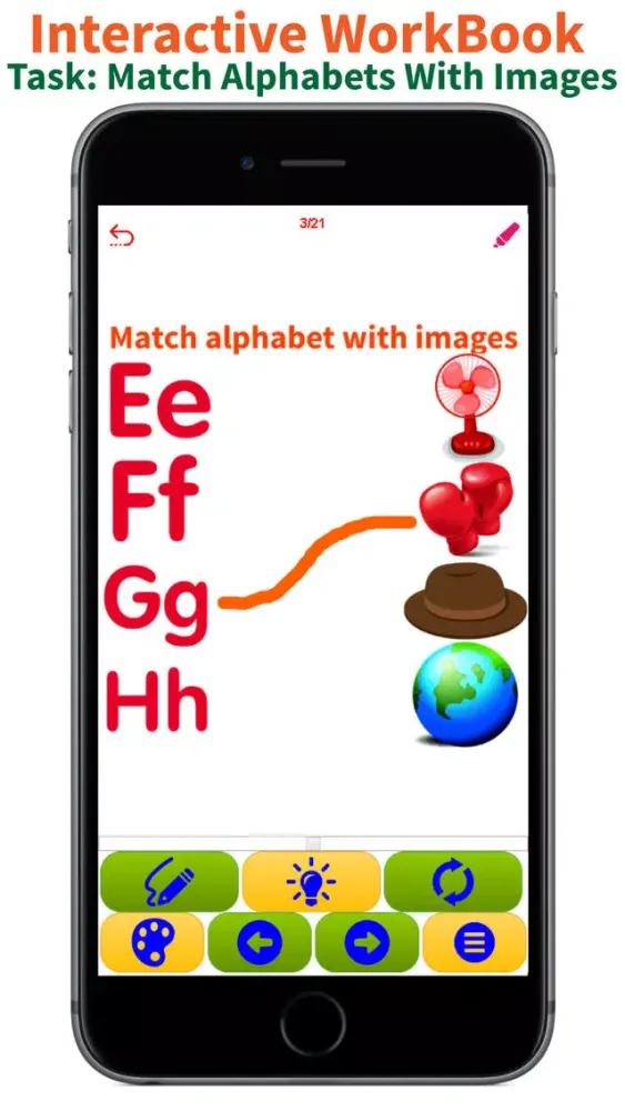 Captures d'écran de Learn ABC, Alphabets Learning & Tracing Kids App