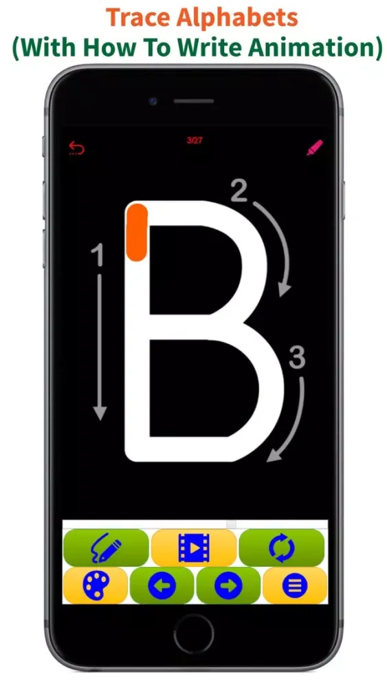 Ảnh chụp màn hình của Learn ABC, Alphabets Learning & Tracing Kids App.