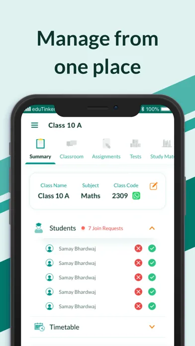 eduTinker: Your School App Screenshots