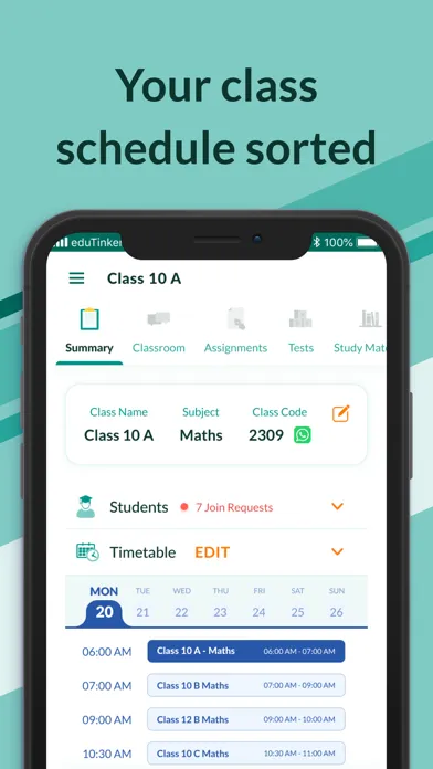 eduTinker: Your School App Screenshots