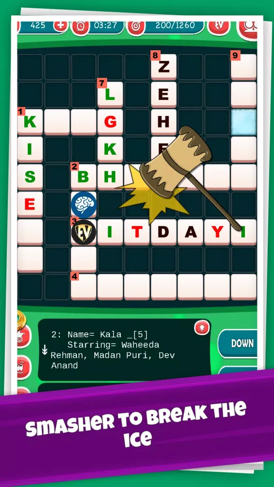 Скриншоты Bollywood Movies Crossword Puz