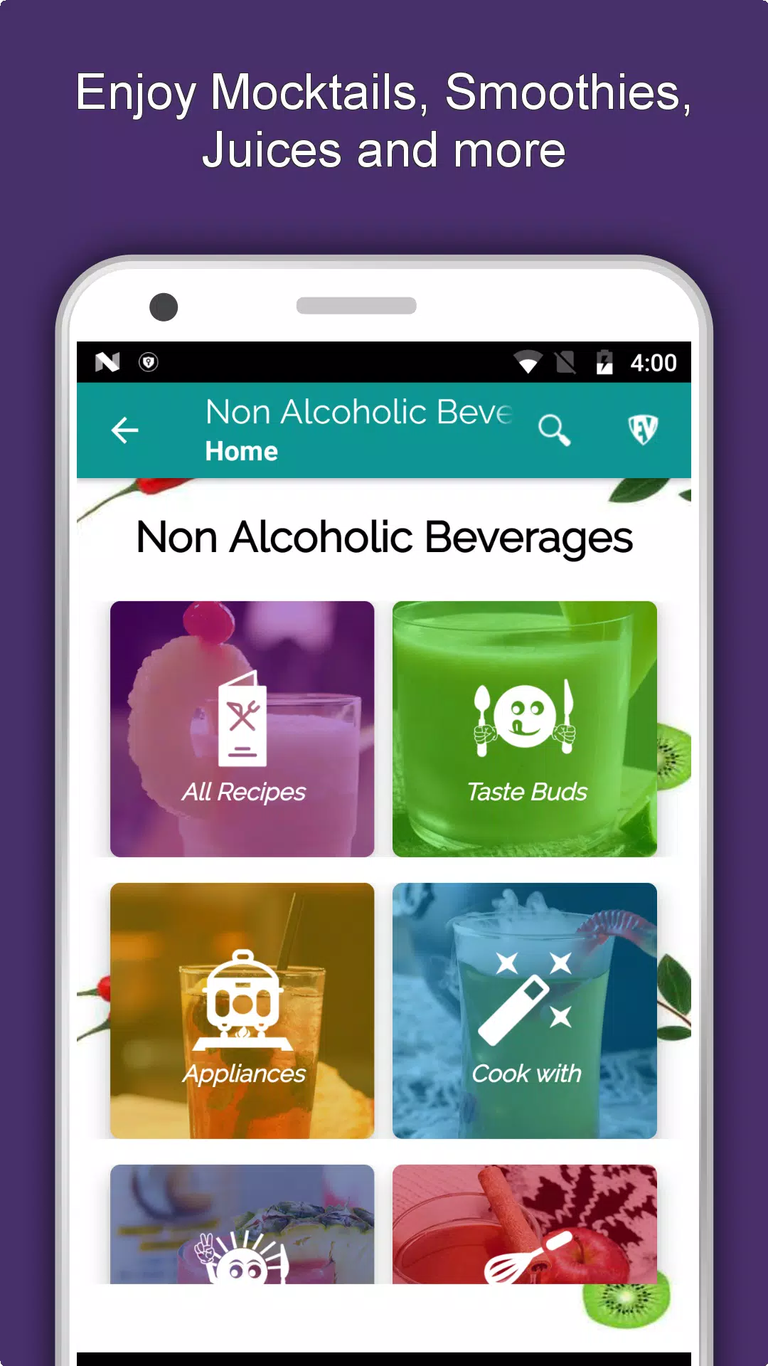 Mocktails, Smoothies, Juices Screenshots