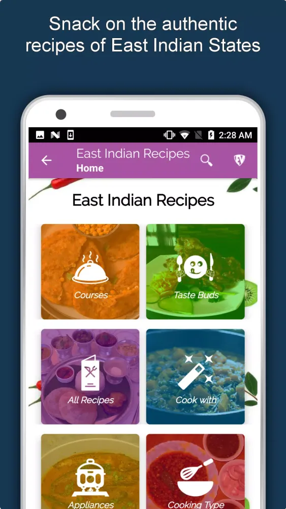 East Indian Food Recipes Book应用截图