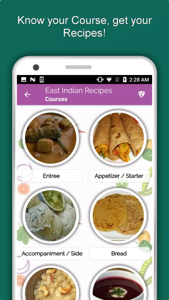 East Indian Food Recipes Book应用截图