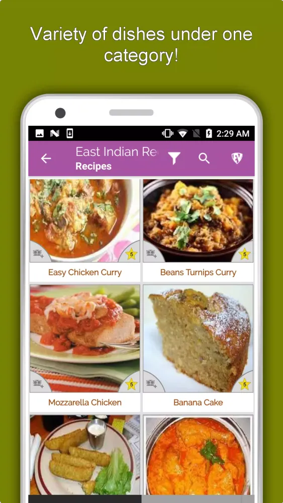East Indian Food Recipes Book应用截图