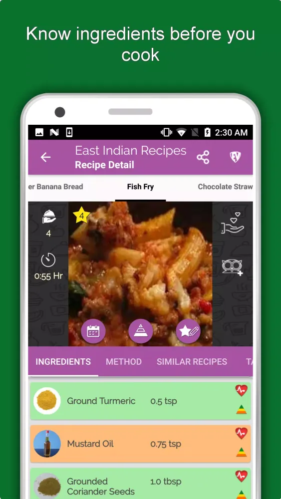 East Indian Food Recipes Book应用截图