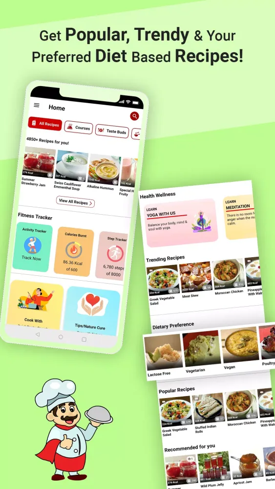Capturas de pantalla de Gluten-free Diet Food Recipes