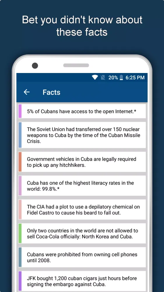 Cuba سکرین شاٹس