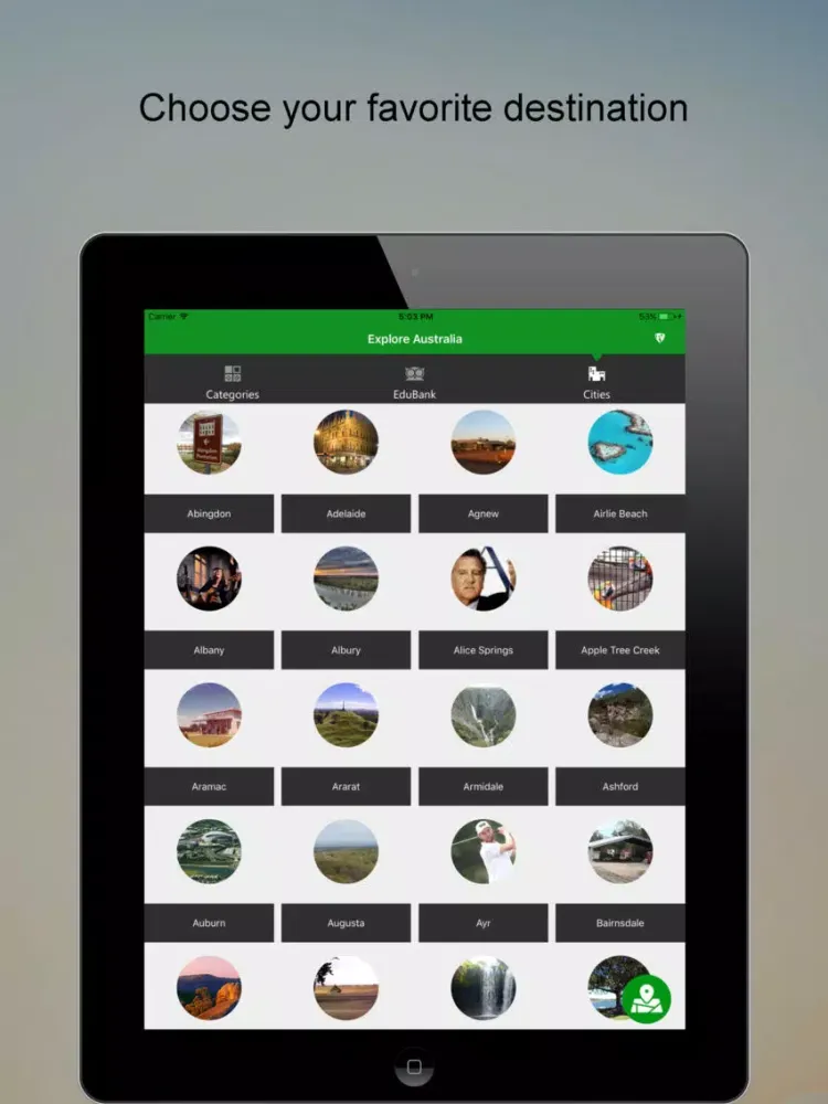 تصاویر Explore Australia SMART Guide iPad 