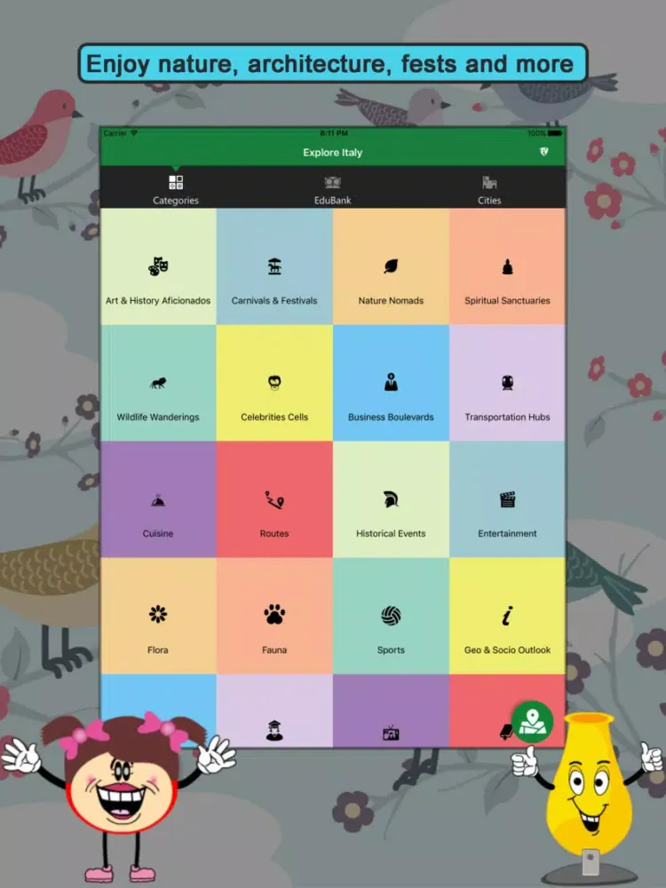 Capturas de pantalla de Explore Italy SMART Guide iPad 