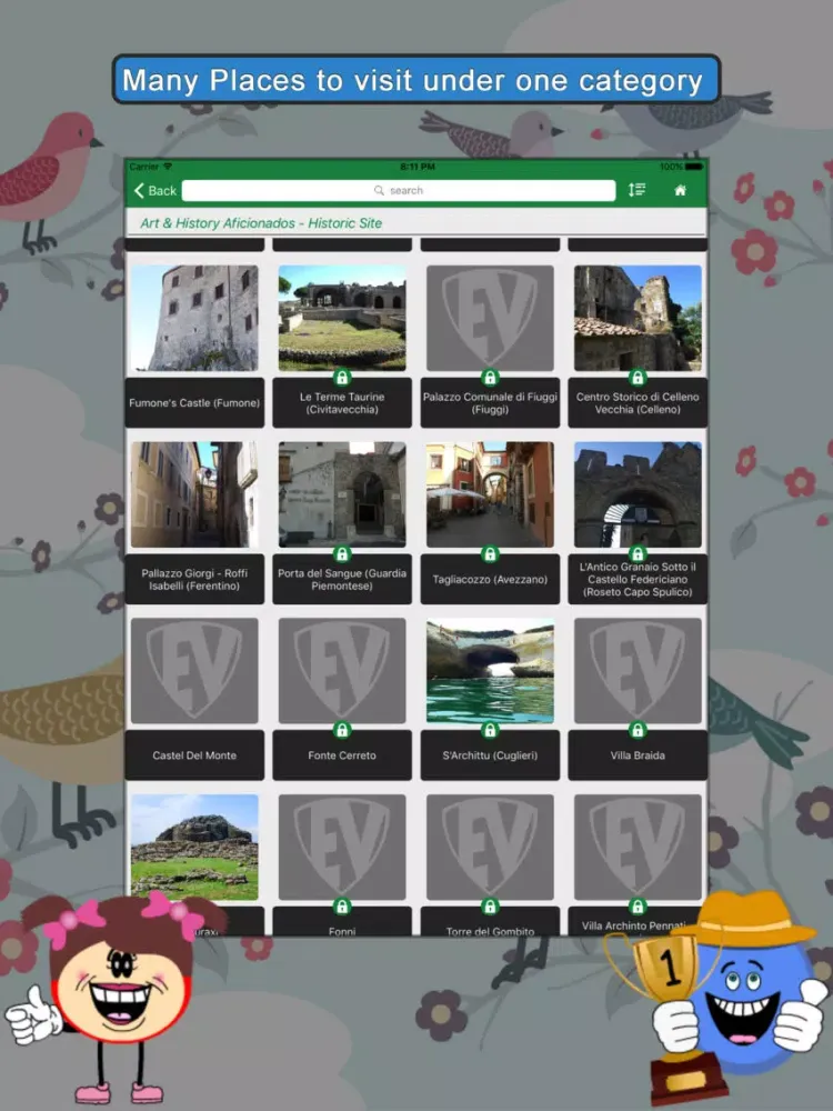 Capturas de pantalla de Explore Italy SMART Guide iPad 