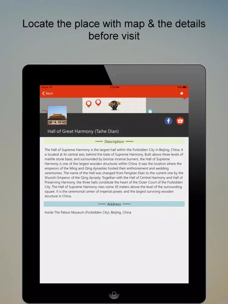 Explore Beijing SMART City Guide iPad 应用截图